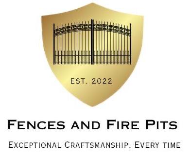 Fences & Firepits LLC Shield Logo